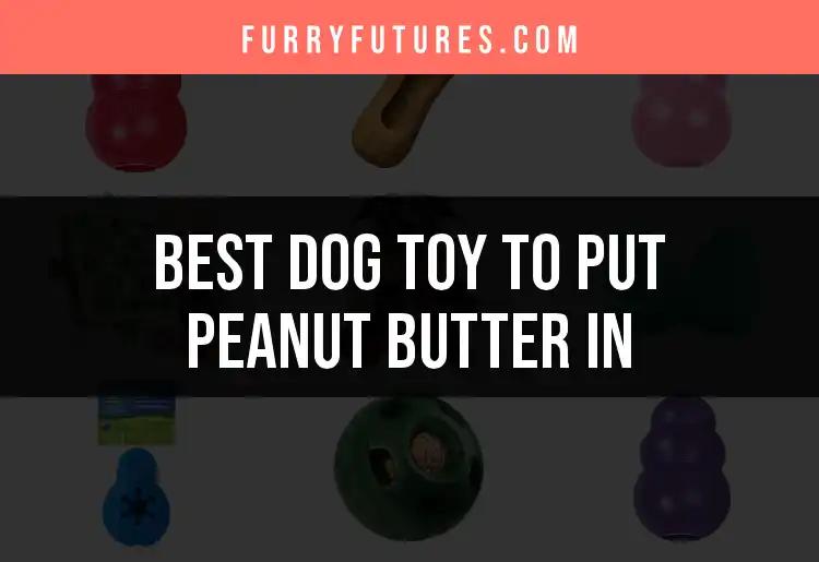 14 Best Dog Toys to Put Peanut Butter In